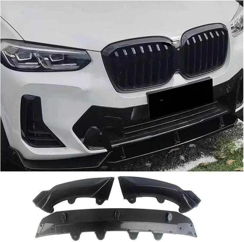 Photo 1 of Front Bumper Lip Spoiler Side Lower Splitters Body Compatible for BMW X3/iX3 X4
