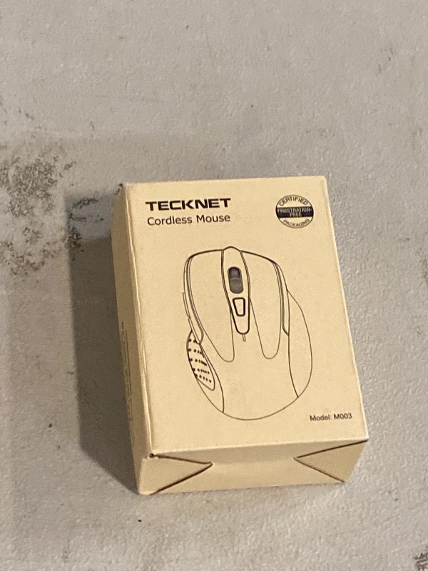 Photo 1 of TECKNET Wireless Mouse, 2.4G Ergonomic Optical Mouse, Computer Mouse for Laptop, PC, Computer, Chromebook, Notebook, 6 Buttons, 24 Months Battery Life, 2600 DPI, 5 Adjustment Levels