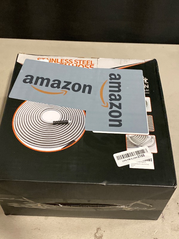 Photo 1 of 100 ft Stainless Steel Garden Hose - 2025 Upgraded Metal Water Hoses with 3/4" Solid Brass Fitting, Extra Strength Materials - Lightweight,Ultra Flexible,Durable,Kink-Less Water Hoses For Yard Camper
