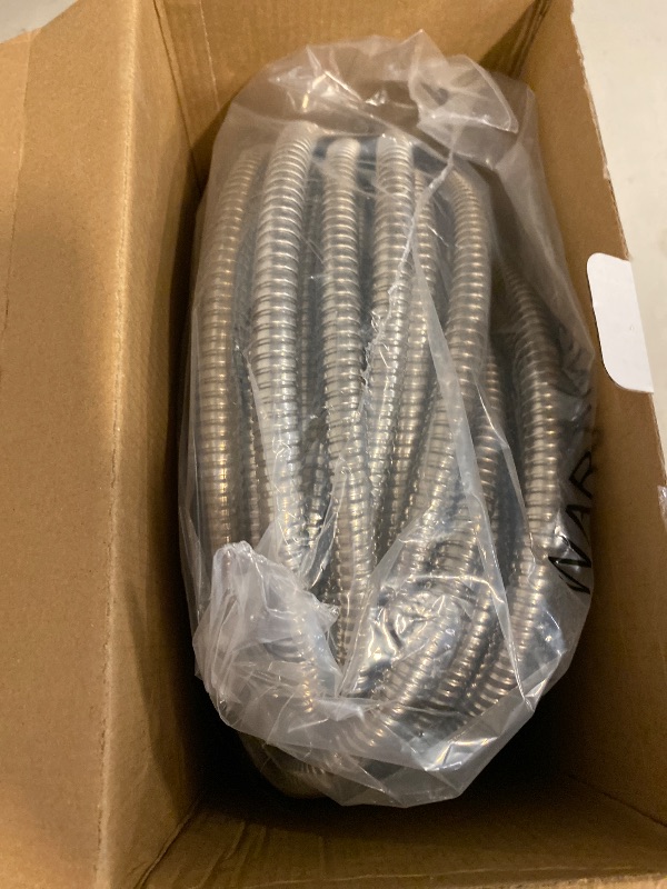 Photo 1 of 100 ft Stainless Steel Garden Hose - 2025 Upgraded Metal Water Hoses with 3/4" Solid Brass Fitting, Extra Strength Materials - Lightweight,Ultra Flexible,Durable,Kink-Less Water Hoses For Yard Camper