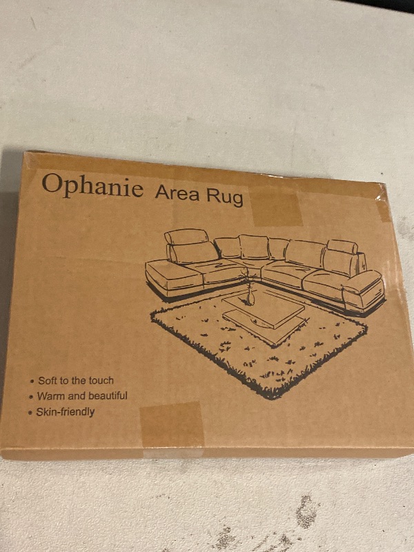 Photo 1 of Ophanie 3x5 Rug, Bedside Preppy Dorm Area Rug, College Essentials Non Slip Grey Small Carpets for Bedroom, Anti Slip Fluffy Gray Living Room Rugs Home Decor Aesthetic, Nursery