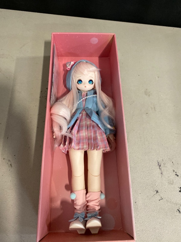 Photo 1 of ICY Fortune Days 1/4 Scale Anime Style 16 Inch BJD Ball Jointed Doll Full Set Including Wig, 3D Eyes, Clothes, Shoes (Yan Ye)