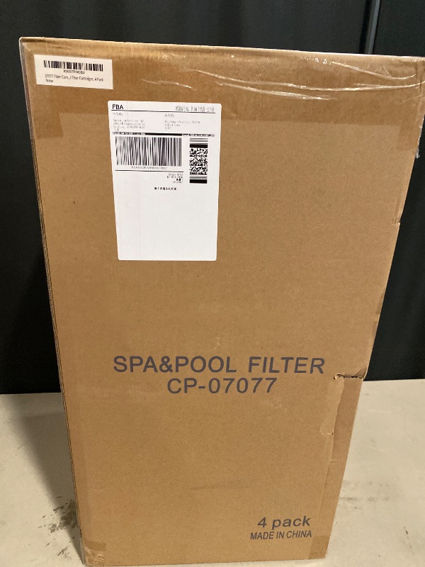 Photo 1 of Cryspool® 07077 Filter Compatible with CCP420, Clean and Clear Plus 420, PCC105-PAK4, R173576, C-7471, 178584, 817-0106, FC-6470, 4×105 Sq. Ft Pool Filter Cartridges, 4 Pack