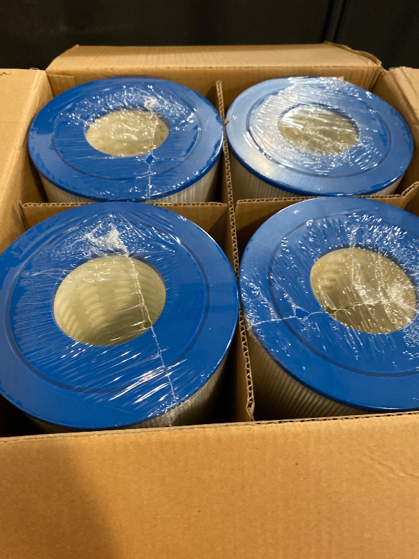 Photo 1 of Cryspool® 07077 Filter Compatible with CCP420, Clean and Clear Plus 420, PCC105-PAK4, R173576, C-7471, 178584, 817-0106, FC-6470, 4×105 Sq. Ft Pool Filter Cartridges, 4 Pack