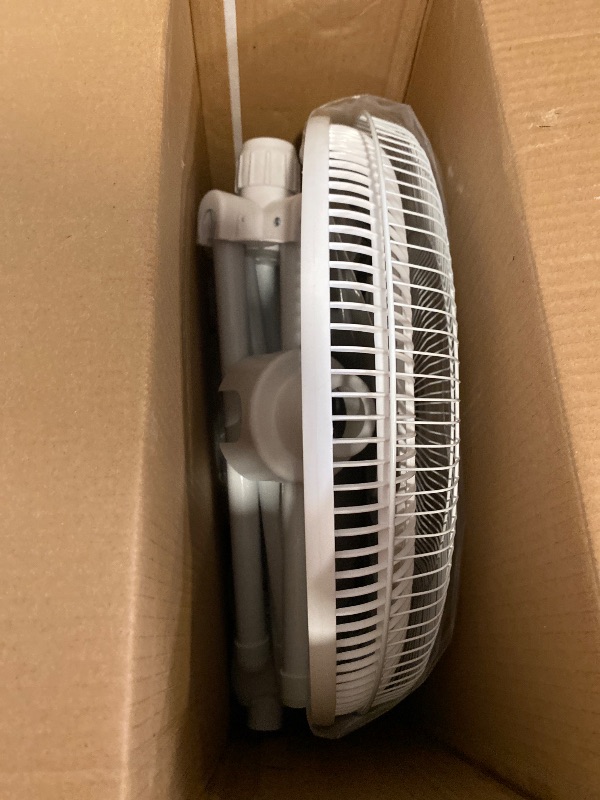 Photo 1 of EZ-CHILL 16” Oscillating Pedestal Fan, 3-speed Options, 90-Degree Oscillating Head, Adjustable Height and Tilt, Powerful Air Flow, White, MTSP15-16AZ