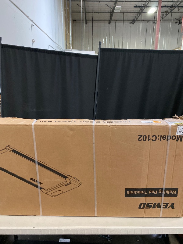 Photo 1 of Walking Pad, Walking Pad Treadmill 330 lb Capacity, 3 in 1 Portable Under Desk Treadmill for Home and Office with Remote Control, LED Display