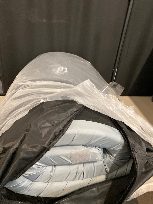 Photo 1 of Sinweek Memory Foam Camping Mattress CertiPUR-US Waterproof Portable Roll Up Mattress for Adults Cot Mattress Car Van Sleeping Mat Pad with Carrying Bag