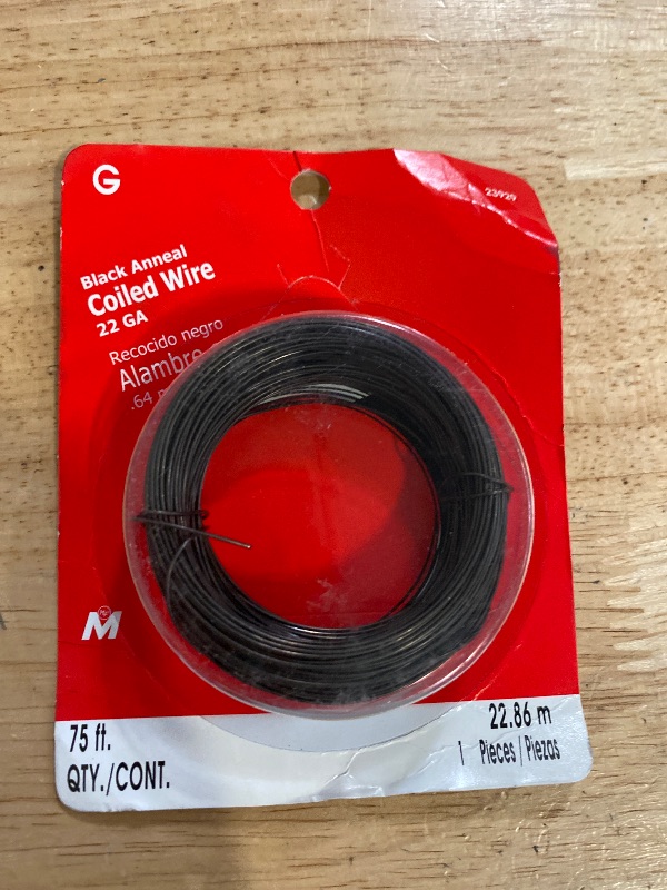 Photo 1 of Midwest Fastener 22 GA X 75' Black ANNEAL WI 23929