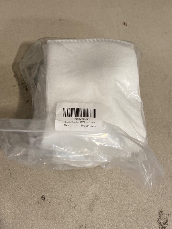 Photo 1 of Honritone 4 Inch Filter Socks 100 Micron 150 Micron 200 Micron - by 15 Inch Long Aquarium Felt Sump Filter Bag - 3 Pack (100Micron)