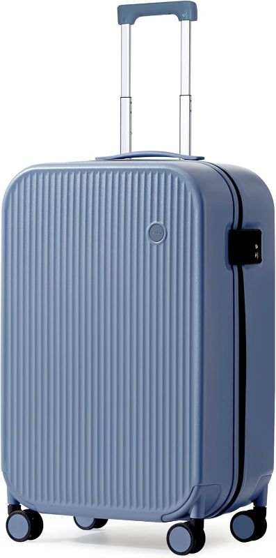 Photo 1 of mixi 24 Inch Checked Luggage PC Hardshell Suitcases with Wheels for Travel Woman Men