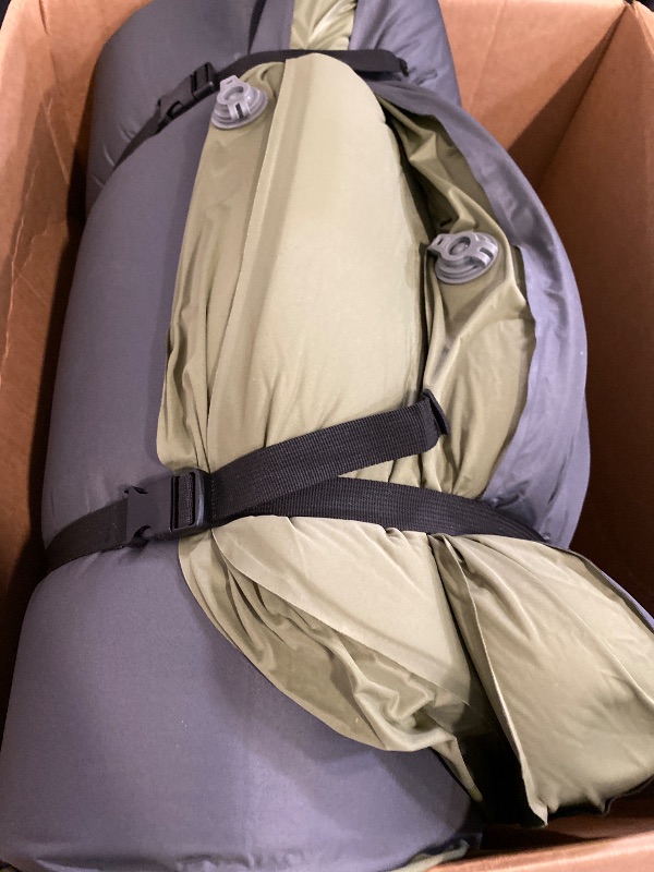 Photo 1 of OUTSKIRT Camping Mattress, Self Inflating Sleeping Pad with Pump Sack, Foam Camping Pad for Sleeping, 4” Thickness Sleeping Mat for Camp/Travel/Car/Tent, 4 Season Camp Air Mattress