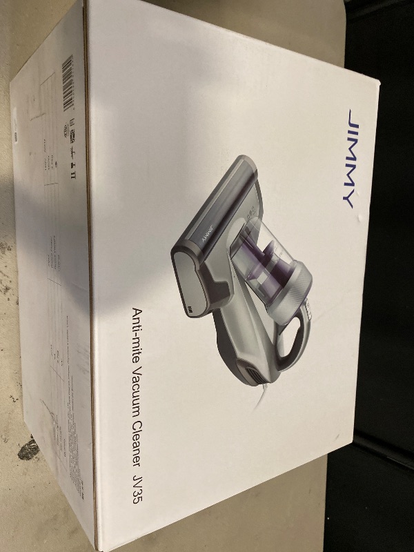 Photo 1 of Jimmy Mattress Vacuum Cleaner, Anti-allergen Bed Vacuum Cleaner with UV-C Light & High Heating Tech, 14Kpa Suction 480W Powerful Handheld Vacuums for Dust & Pet Hair(JV35, Corded)