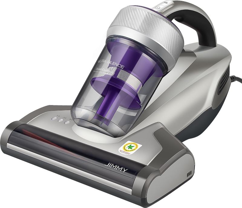 Photo 1 of Jimmy Mattress Vacuum Cleaner, Anti-allergen Bed Vacuum Cleaner with UV-C Light & High Heating Tech, 14Kpa Suction 480W Powerful Handheld Vacuums for Dust & Pet Hair(JV35, Corded)