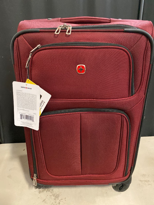 Photo 1 of SwissGear Travel Gear 6283 25" Spinner Luggage (Burgundy)