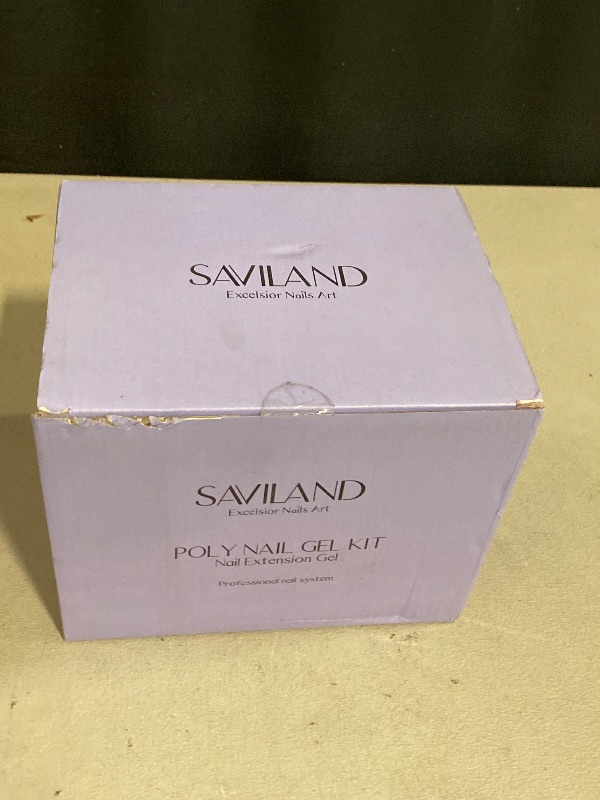 Photo 1 of SAVILAND Poly Gel Nail Kit with U V Light - 6 Summer Colors Builder Gel Nail Extension Kit for Beginners DIY Poly Gel Kit with Base & Top Gel for French Manicure Nail Art at Home