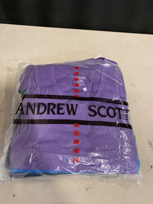 Photo 1 of (2XL)Andrew Scott Men's A Shirts | Cotton Tank Top Athletic Undershirts | Multi Packs & Colors