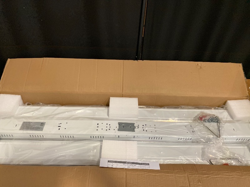 Photo 1 of hykolity 2 Pack 4FT LED Linear High Bay Shop Light, 250W LED Shop Light, 31250lm 125LM/W, 100-277V, 0-10V Dim, 5000K Daylight Linear Hanging Light for Warehouse Workshops