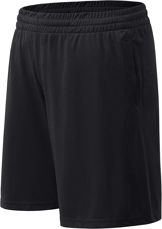 Photo 1 of Large Mens Athletic Shorts with Pockets Quick Drying Activewear for Gym Workout
