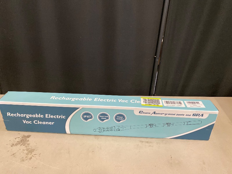 Photo 1 of 4-in-1 Handheld Pool Vacuum Cordless, 4000mAh Rechargeable Hot Tub Vacuum Spa with Telescopic Pole, Above Ground Pool Vacuum Cleaner, Suction Improved 30% Spa Wand Deep Cleaning for Debris