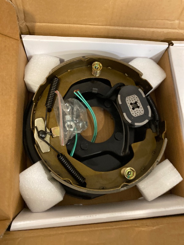 Photo 1 of Trailer Brakes – 2 Pair 10 inch Self Adjusting Electric Trailer Brakes, Trailer Brakes 3500lb Axle – Trailer Brake Kit, Trailer Brakes 10, 3500 lb Trailer Brakes, 10" X 2-1/4" Brake Assembly