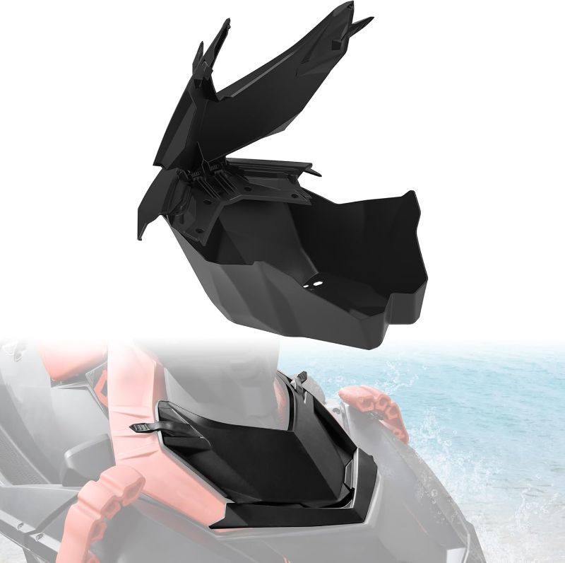Photo 1 of SAUTVS Front Storage Cargo Bin for Spark, Front Upper Storage Cargo Bin with Cover Lid Deflector Kit for Sea-Doo Spark 2014-2023, Sea-Doo Spark TRIXX 2017-2023, Replace #295100864, 295100504