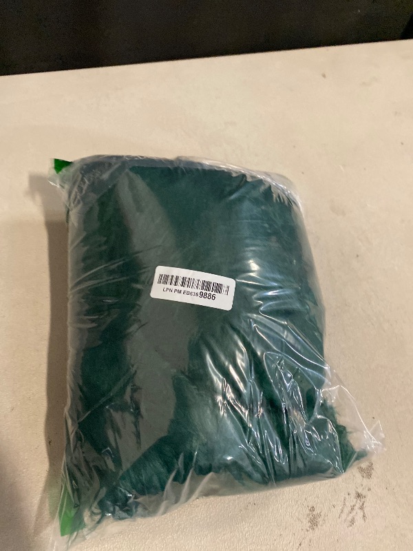 Photo 1 of duduta Emerald Green Faux Sheepskin Fur Throw Rug 2x3 ft, Fluffy Shag Fur Seat Chair Covers Washable