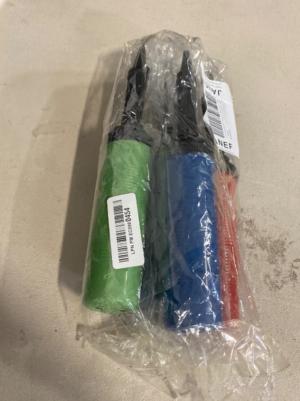 Photo 1 of JANEF 4pcs Balloon Pump Hand Held Inflator Air Pump for Balloons, 4 Random Color, Friends can Help Easy to Use for Party Birthday Decorations