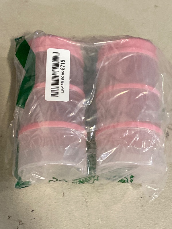 Photo 1 of Termichy Stackable Formula Dispenser Portable Milk Powder Container, 2 Pack, Baby Pink