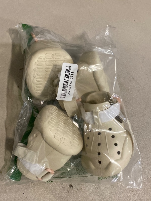 Photo 1 of DOGOYS Dog Shoes, Dog Sandals for Hot Pavement, Non-Slip Waterproof Dog Booties for Winter Snowy Day and Summer, Adjustable Straps Easy-Clean Beach Outdoor Pet Boots Rugged Sole-4Pcs Beige