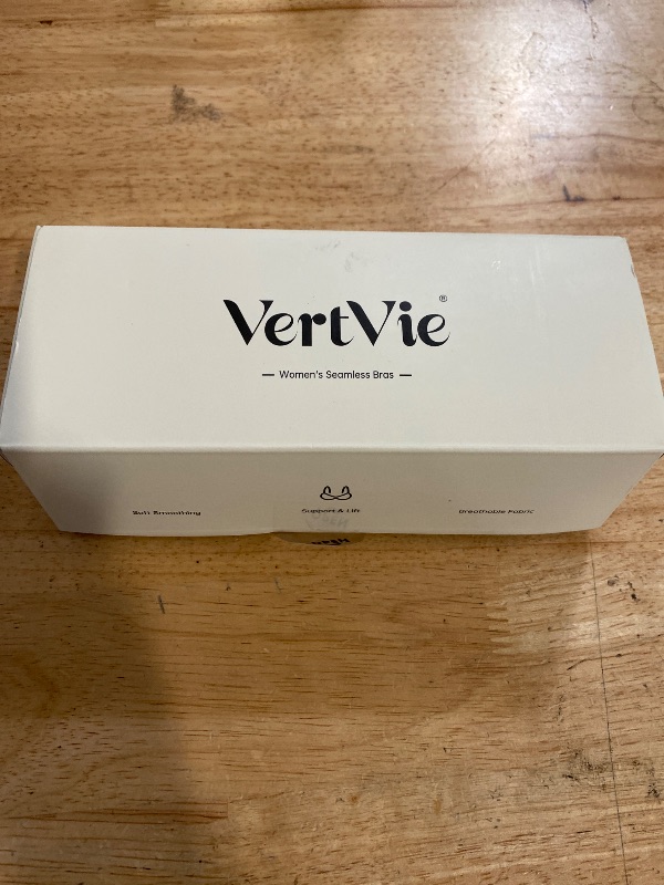 Photo 1 of (M) Vertvie Womens Wireless Seamless Bras Deep V No Underwire Push Up Bras Supportive Full Coverage Bralettes Plunge T Shirt Bra(White,Medium)