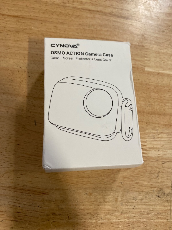 Photo 1 of CYNOVA DJI Osmo Action 5 Pro Accessories Kit, Include DJI Osmo Action 5 Case, Action 5 Pro Screen Protector and Silicone Lens Cap, Anti-Scratch, Anti-Collision, Anti-Dust, All-Round Protection