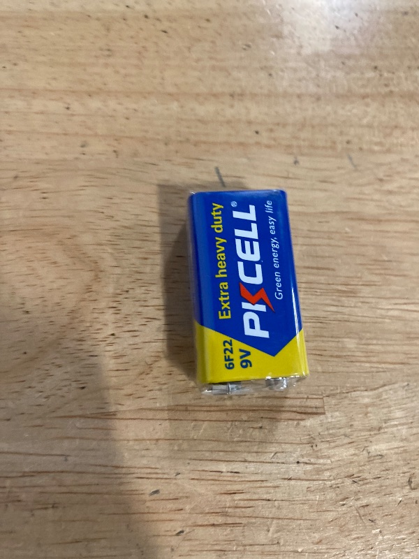 Photo 1 of PKCELL 9V Battery Carbon Zinc for Smoke Detectors 6F22 Battery,Ultra Long-Lasting