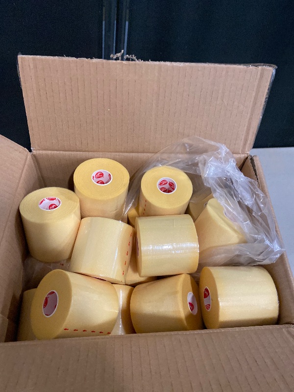 Photo 1 of Cramer Tape Underwrap, Bulk Case of 48 Rolls of PreWrap for Athletic Taping, Hair Tie, Headband, Patellar Support, Pre-Wrap Athletic Tape Supplies, 2.75" X 48 Yard Rolls of Pre Wrap, Yellow