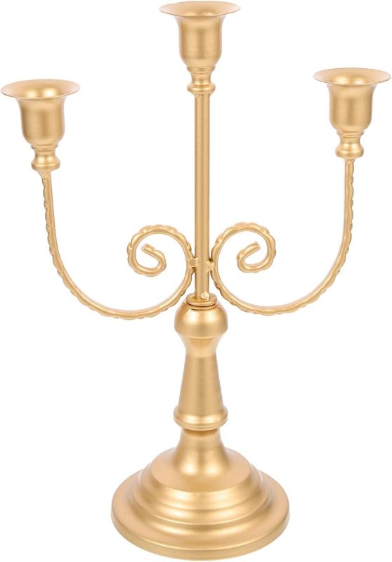 Photo 1 of DECHOUS Retro Style Candle Holder Vintage Candlestick Holder Home Tabletop Ornament