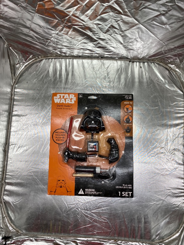 Photo 1 of darth Vader Pumpkin Decorating Kit 