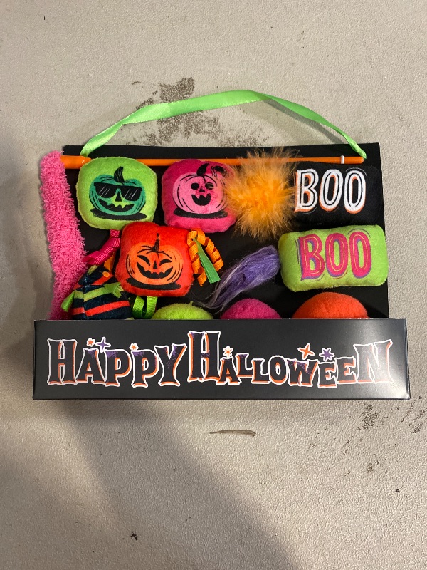 Photo 1 of Halloween Cauldron Bundle Plush Cat Toy Set - 10pc - Hyde and EEK! Boutique
