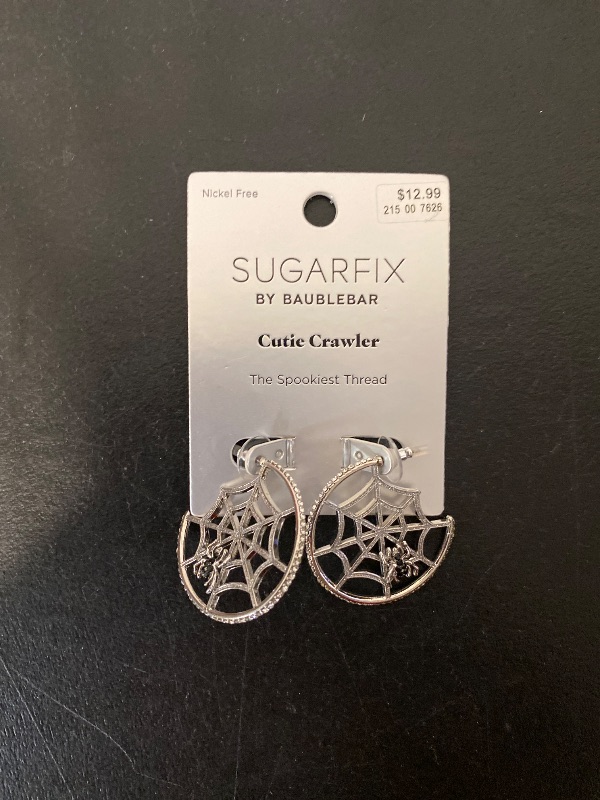 Photo 1 of Exclusive Halloween SUGARFIX by BaubleBar Cutie Crawler Earrings Web