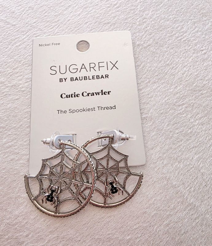 Photo 1 of Exclusive Halloween SUGARFIX by BaubleBar Cutie Crawler Earrings Web