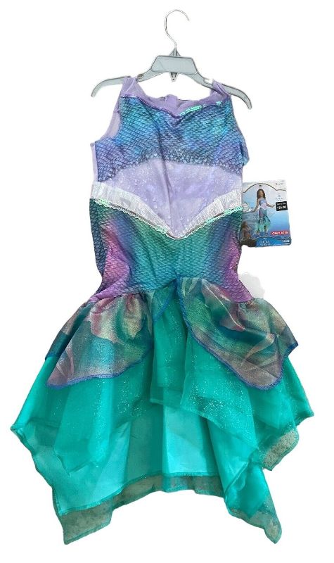 Photo 1 of Size XS 3T - 4T isney Girls Little Mermaid Ariel Halloween Costume lights up