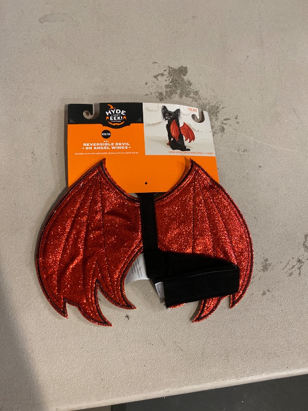 Photo 1 of XXS/XS Halloween Reversible Red Devil or Angel Wings Dog and Cat Costume