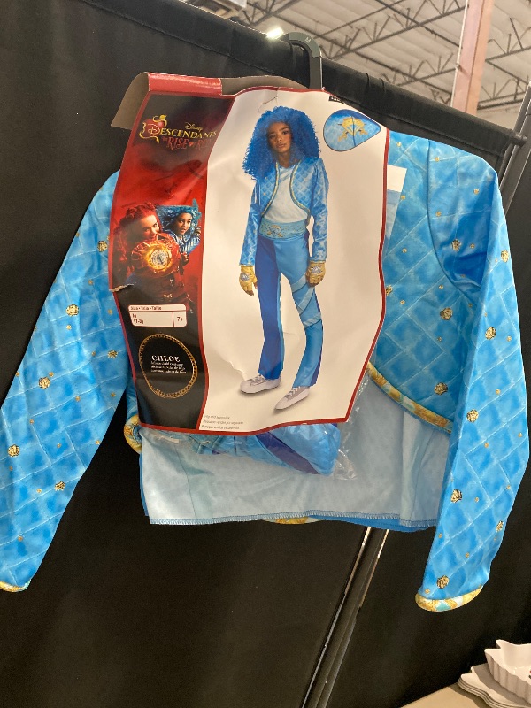 Photo 1 of Medium 7-8 Girls Deluxe Disneys Descendants 4 the Rise of Red Chloe Charming Costume