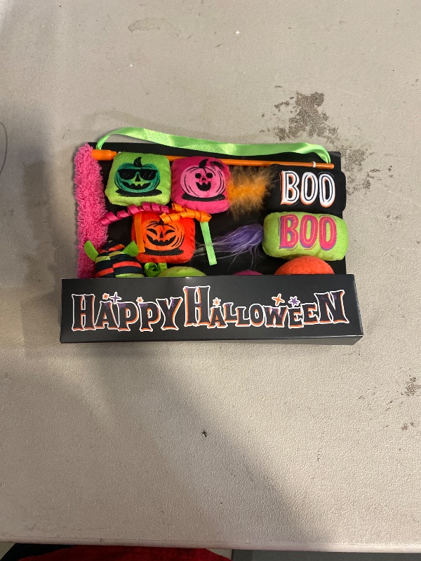 Photo 1 of Halloween Cauldron Bundle Plush Cat Toy Set - 10pc - Hyde and EEK