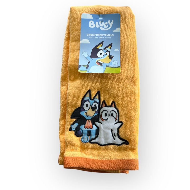 Photo 1 of Bluey & Bingo Halloween Hand Towels Set of 2