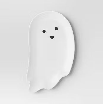Photo 1 of 5 Pack 10.5 X 6.5 Ghost Shaped Melamine Plates Halloween Hyde & Eek
