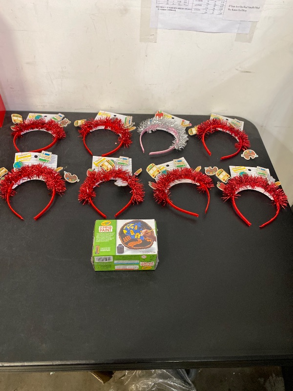 Photo 1 of fun head band and paint kit 