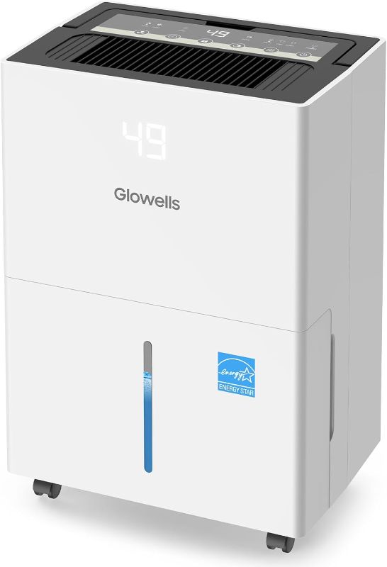 Photo 1 of 120 Pints Energy Star Dehumidifier for Basement, 6500 Sq.Ft Home Dehumidifier with Drain Hose for Large Room Bathroom Bedroom, Compressor Dehumidifiers with Smart Humidity Control, Auto Defrost