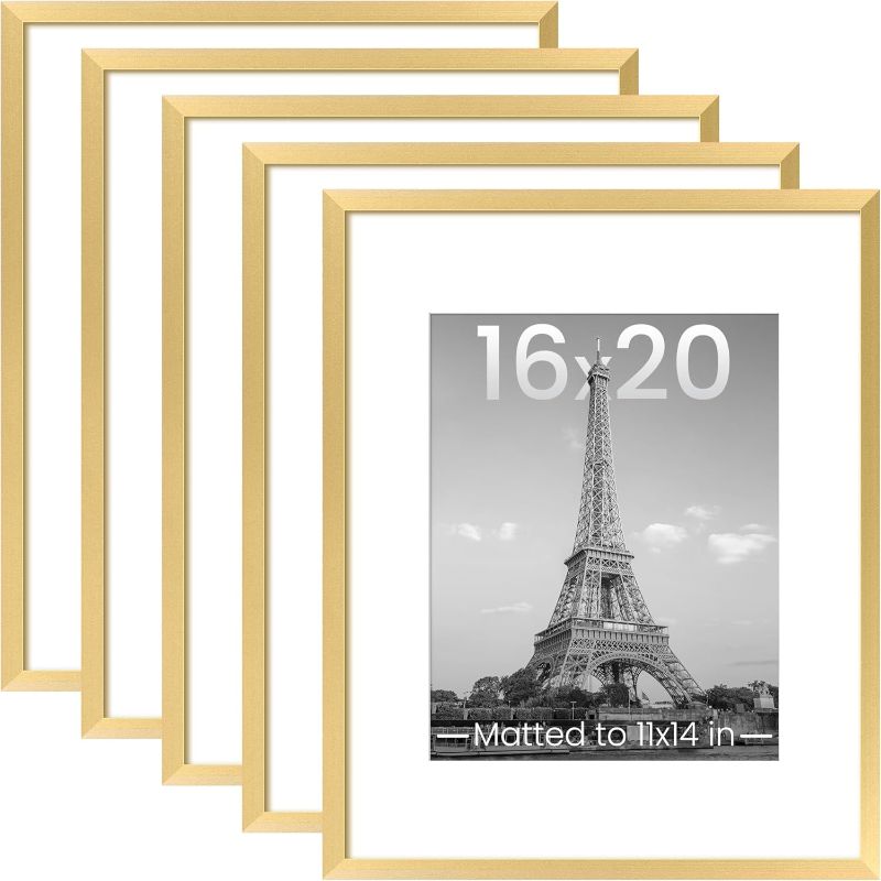 Photo 1 of upsimples 16x20 Picture Frame Set of 5, Display Pictures