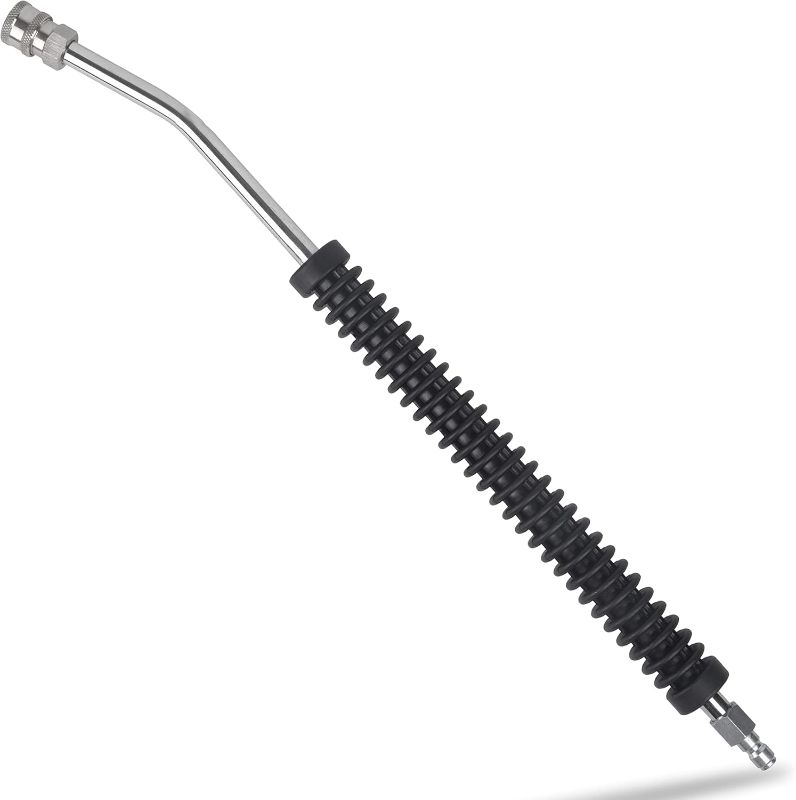 Photo 1 of Car Pressure Washer Extension Wand - Power Washer Wand Extension for Car Wash - Short Pressure Washer Wand Replacement - Pressure Washer Accessories & Attachments - 1/4” Quick Connect Plug