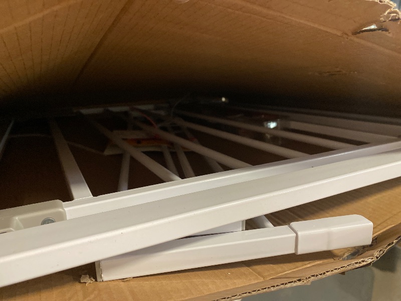 Photo 1 of Cumbor 29.7-46" Baby Gate for Stairs, Toddler Safety Essentials for The House, Auto Close Dog Gate for Doorways, Mom's Choice Awards Winner-Easy Install Pressure Mounted Pet Gates for Dogs, White