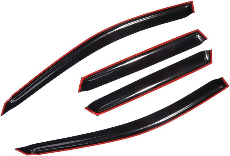 Photo 1 of OCPTY 4Pcs Tape on Window Visor fit for 2003-2007 For Nissan Murano Side Window Deflector Rain Shade Visors